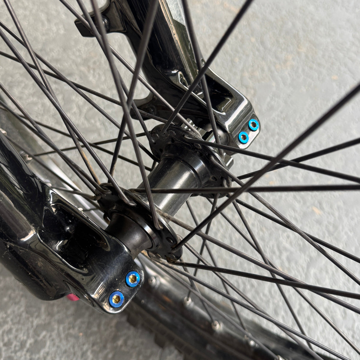 Titanium Fork Pinch Bolts