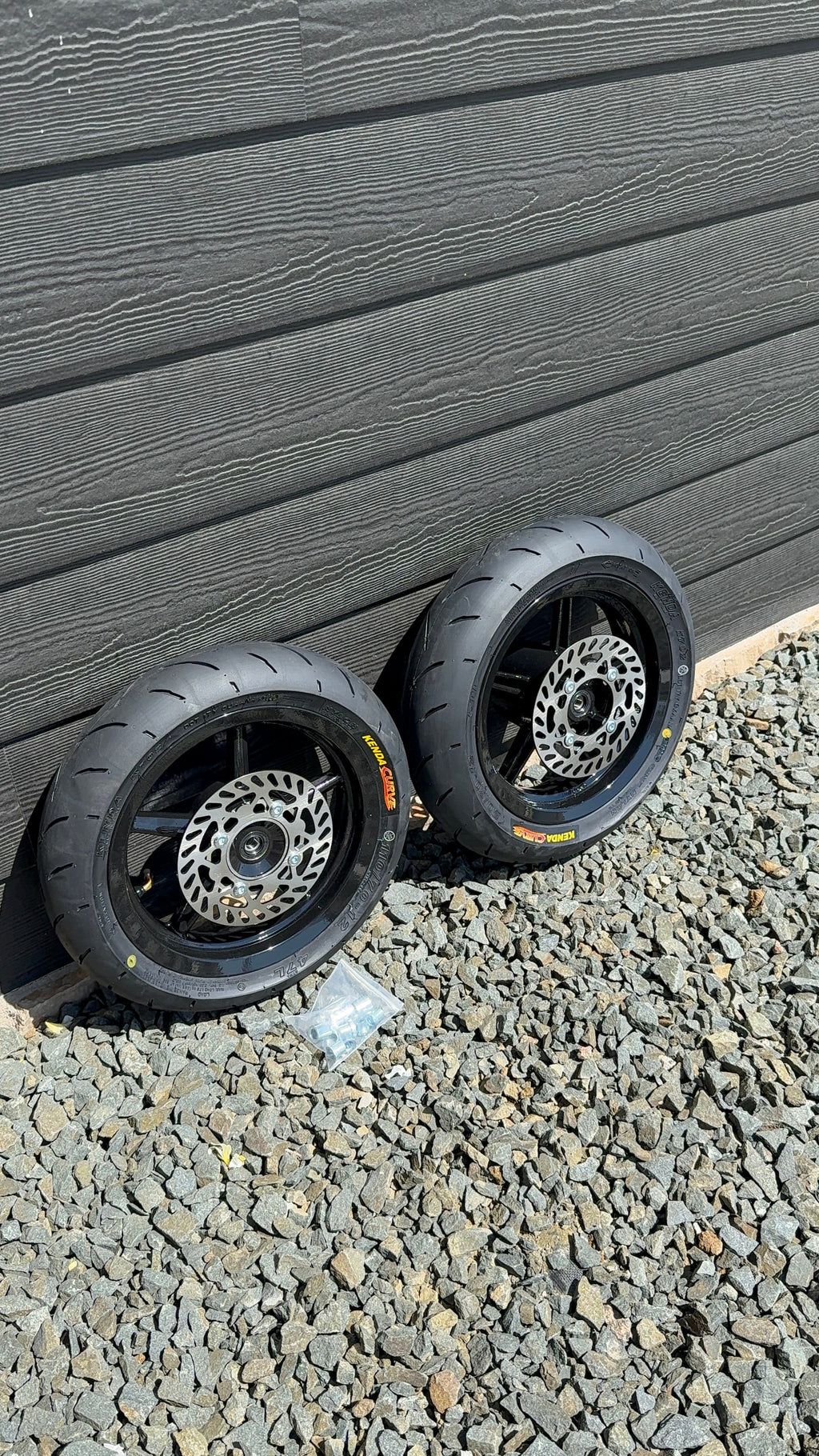 12 in Supermoto Wheelset kit for Tuttio/yozma/heybike